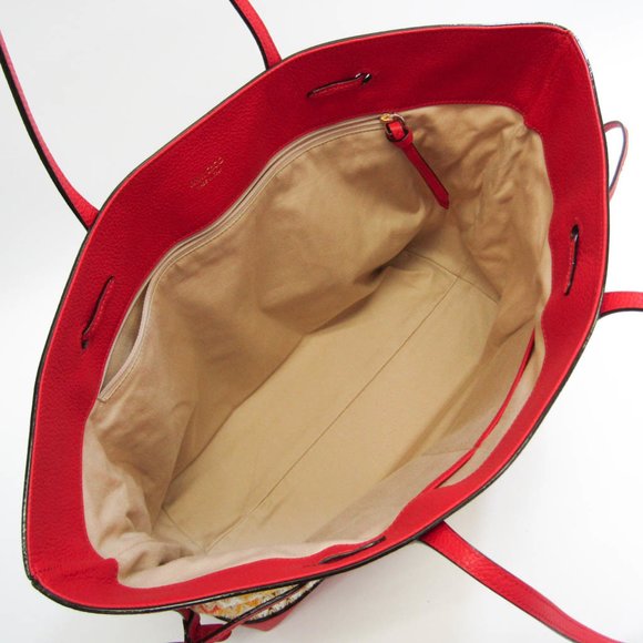 JIMMY CHOO Women,Men Leather,Raffia Shoulder Bag,Tote Bag Multi-color,Red Color - Picture 3 of 9